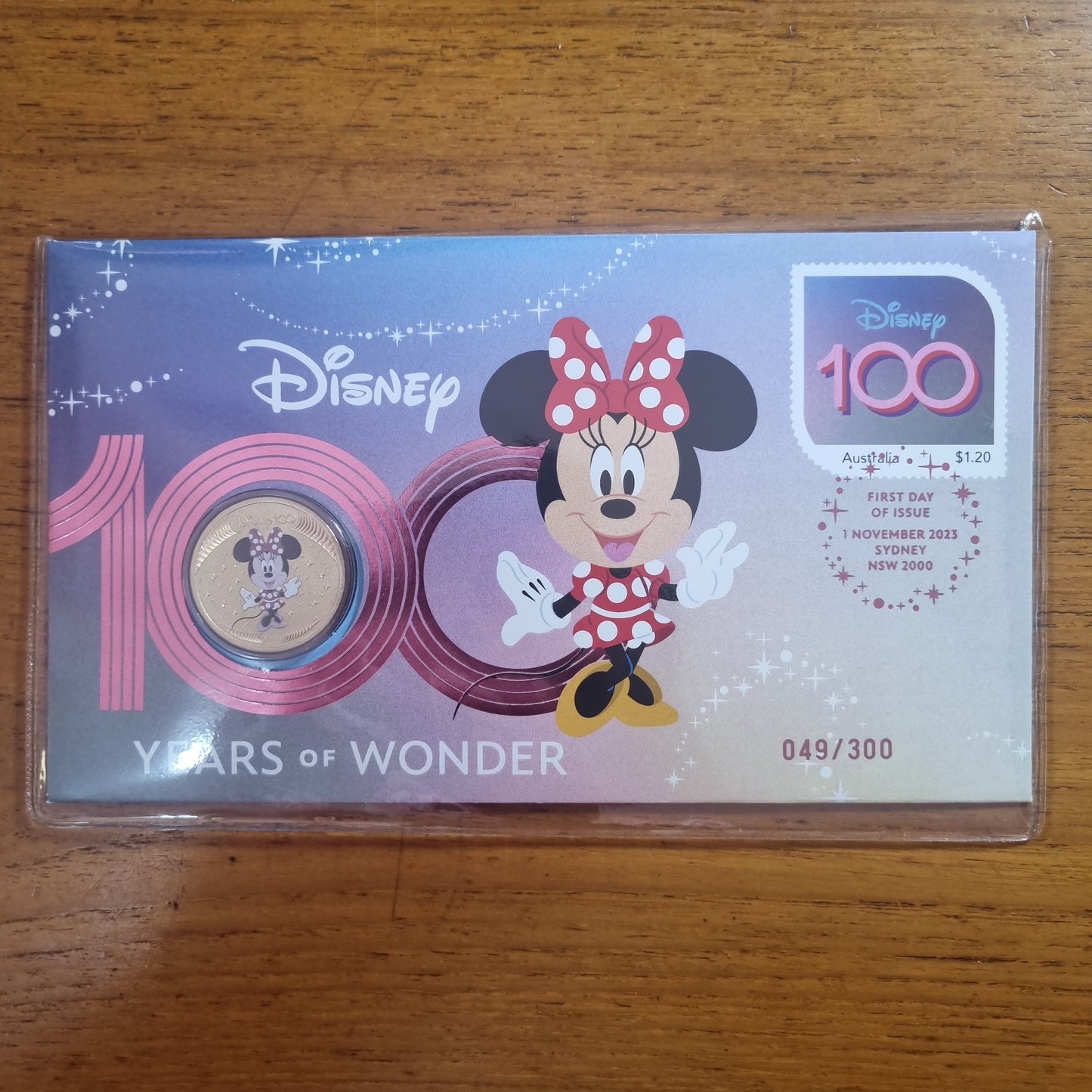 100 years of Disney Mickey Mouse / Minnie Mouse, coloures $1, Impressions 2 PNC Set