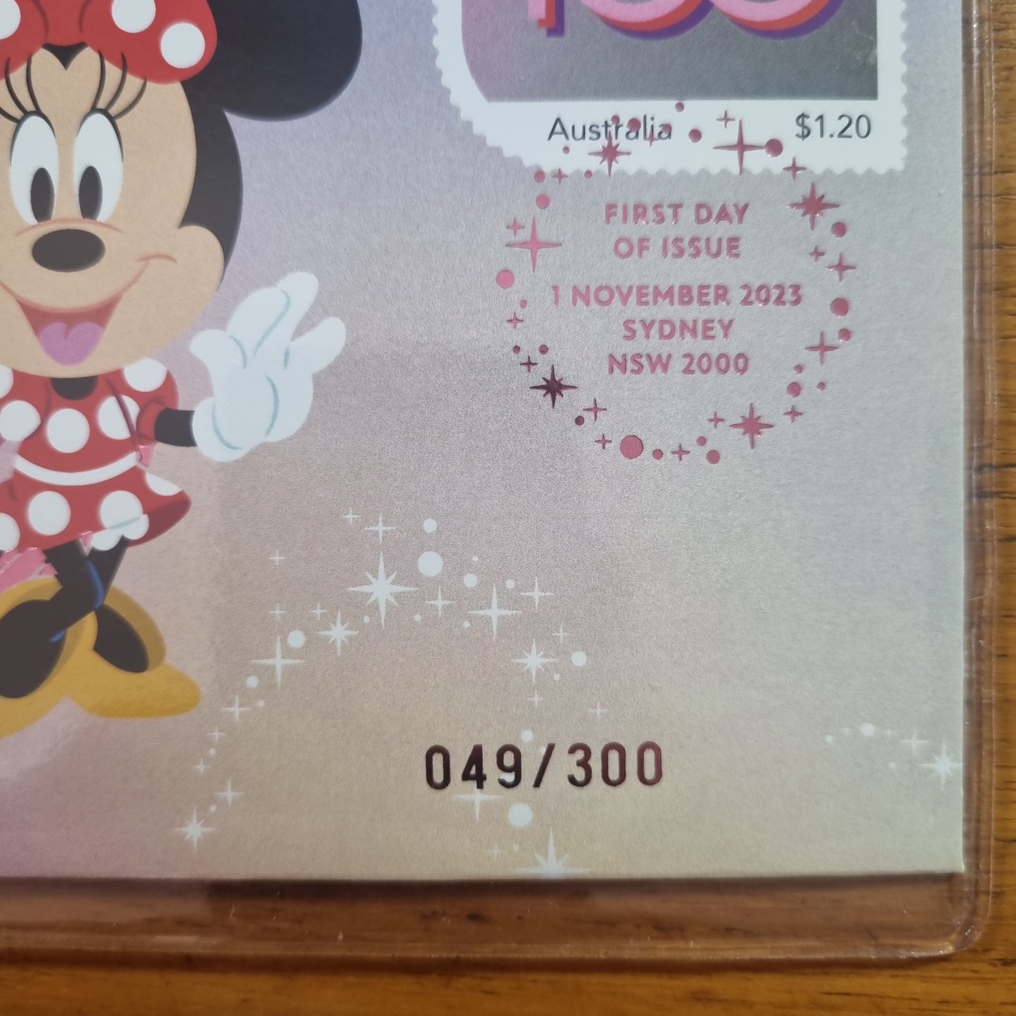 100 years of Disney Mickey Mouse / Minnie Mouse, coloures $1, Impressions 2 PNC Set