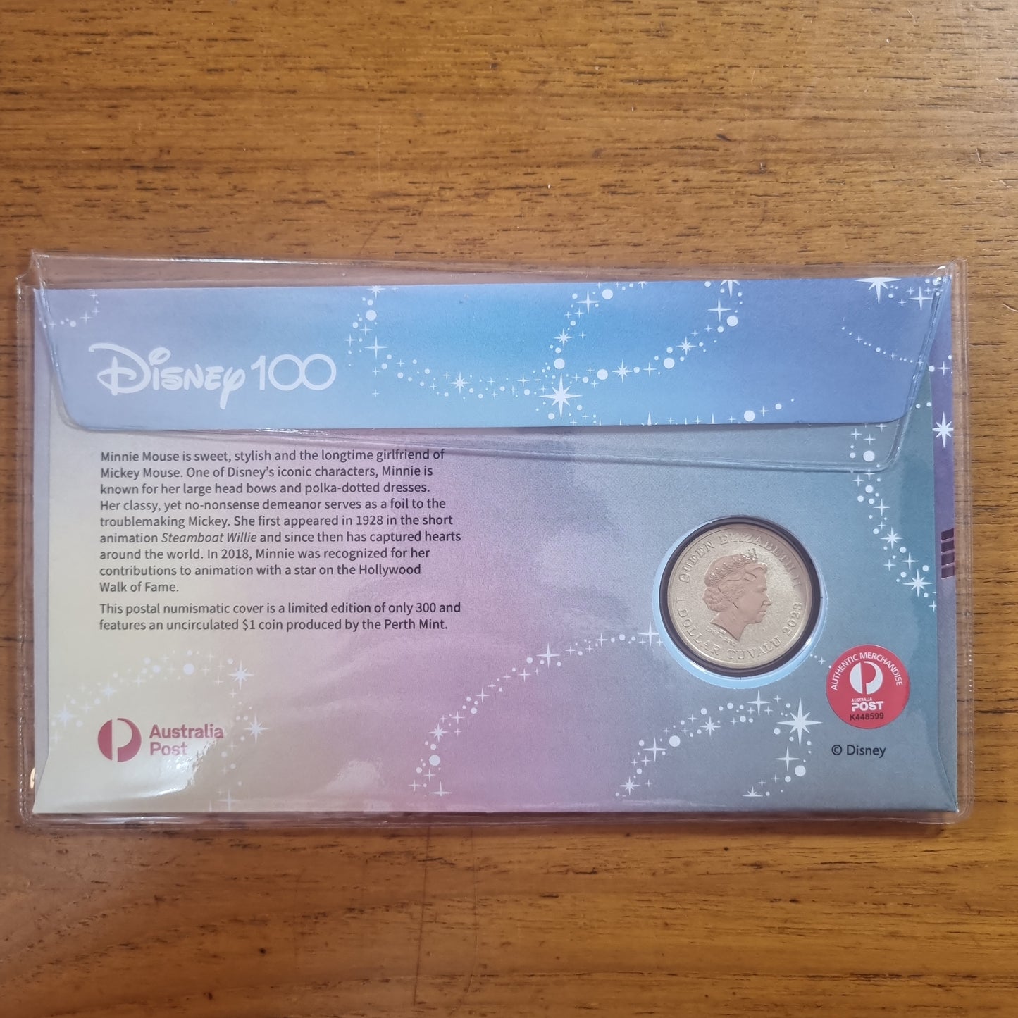 100 years of Disney Mickey Mouse / Minnie Mouse, coloures $1, Impressions 2 PNC Set