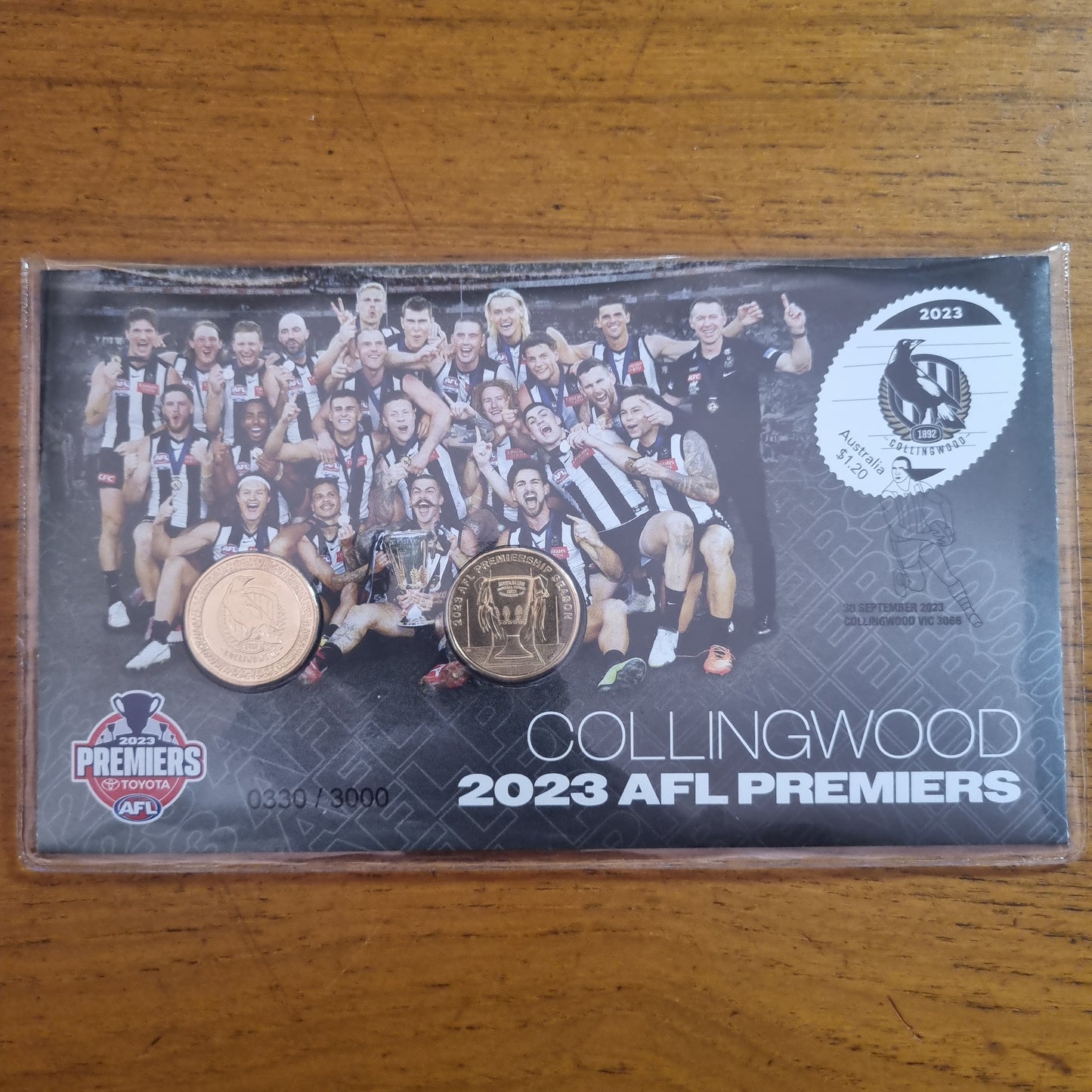 Collingwood AFL 2023 Premiership $1 PNC