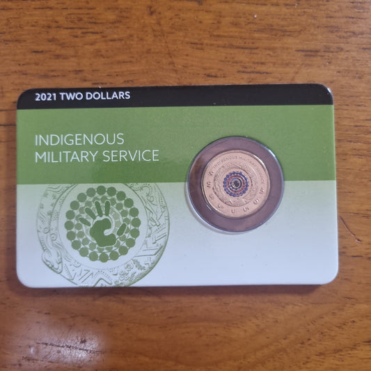 Indigenous Military Service $2 Downies Card