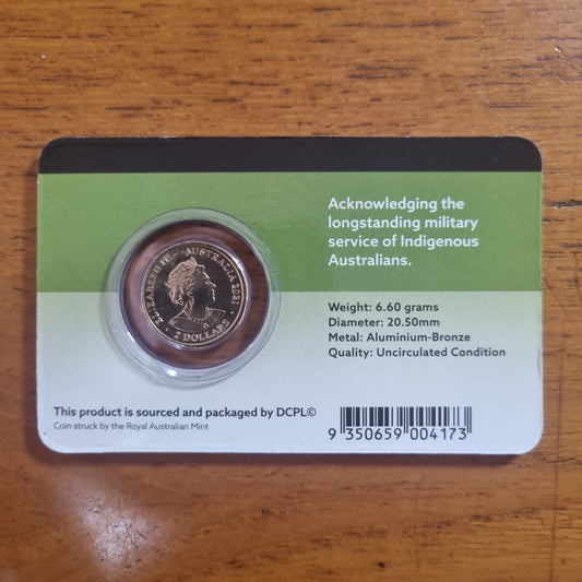 Indigenous Military Service $2 Downies Card