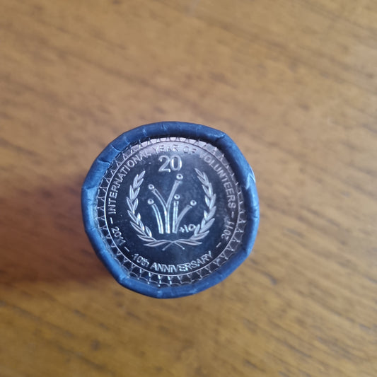 International Year of Volunteers 2011 20c RAM Roll