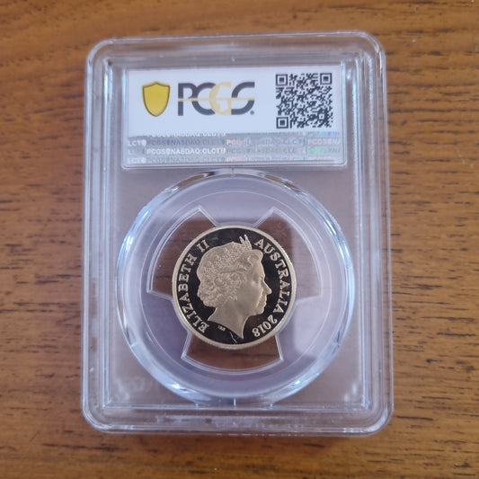 Armistice Centenary $1 proof 2018 PR69DCAM