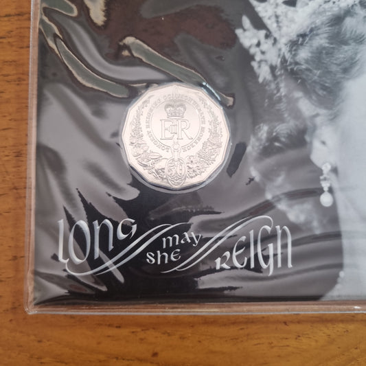 Long May She Reign 50c PNC 2015