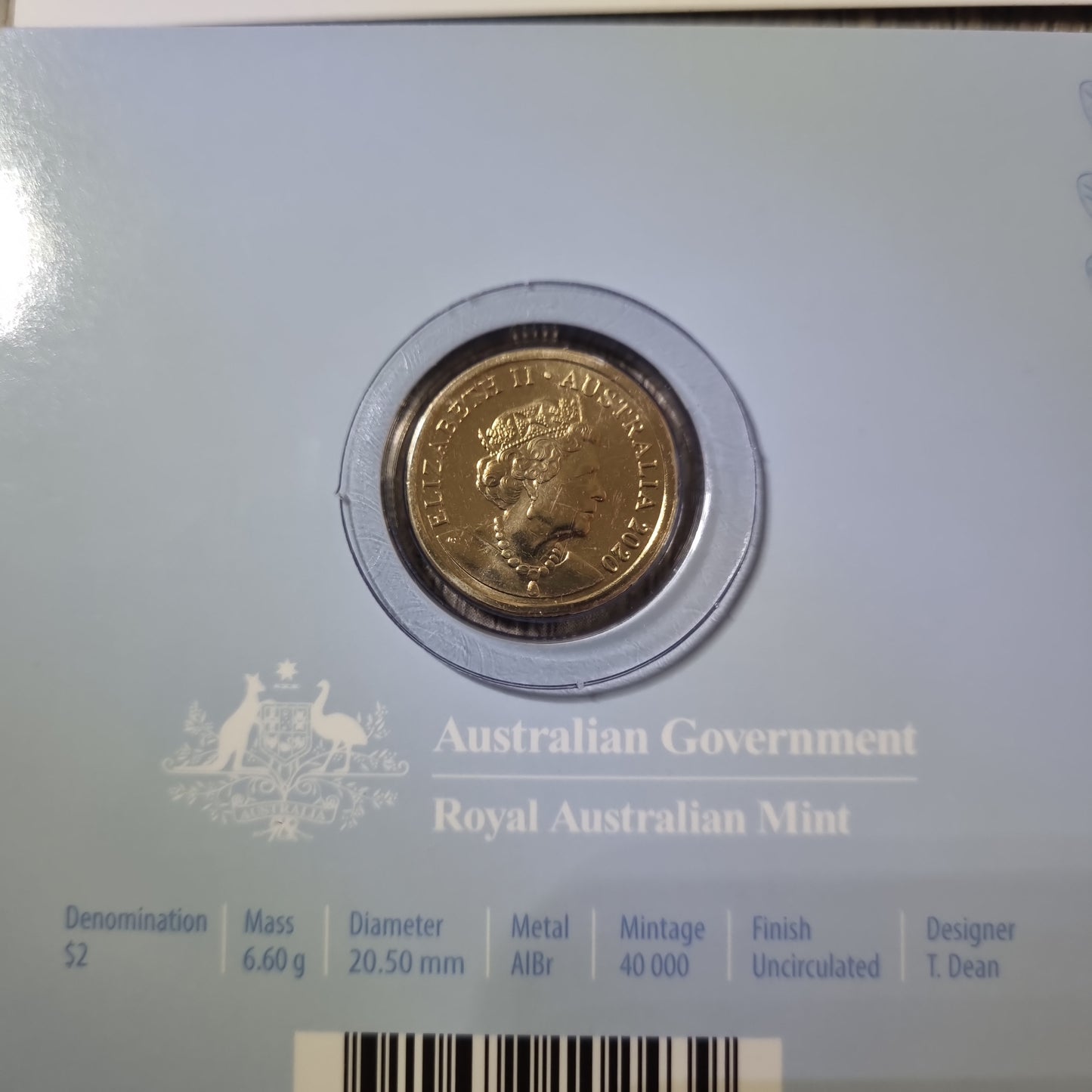 End of WW2 $2 C-Mint card 2020