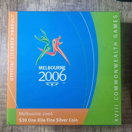 Melbourne 2006 Commonwealth Games 1kg Silver $30