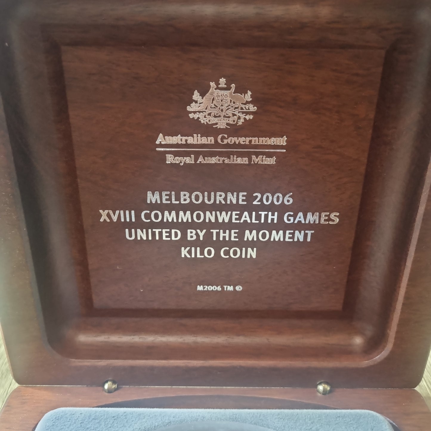 Melbourne 2006 Commonwealth Games 1kg Silver $30