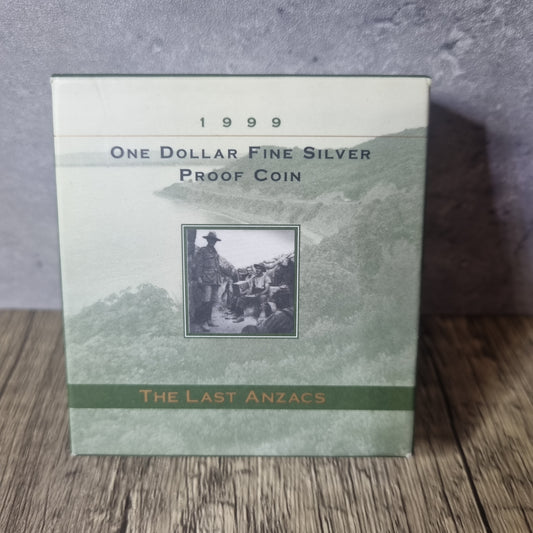 Last ANZACs 1999 Silver Proof $1