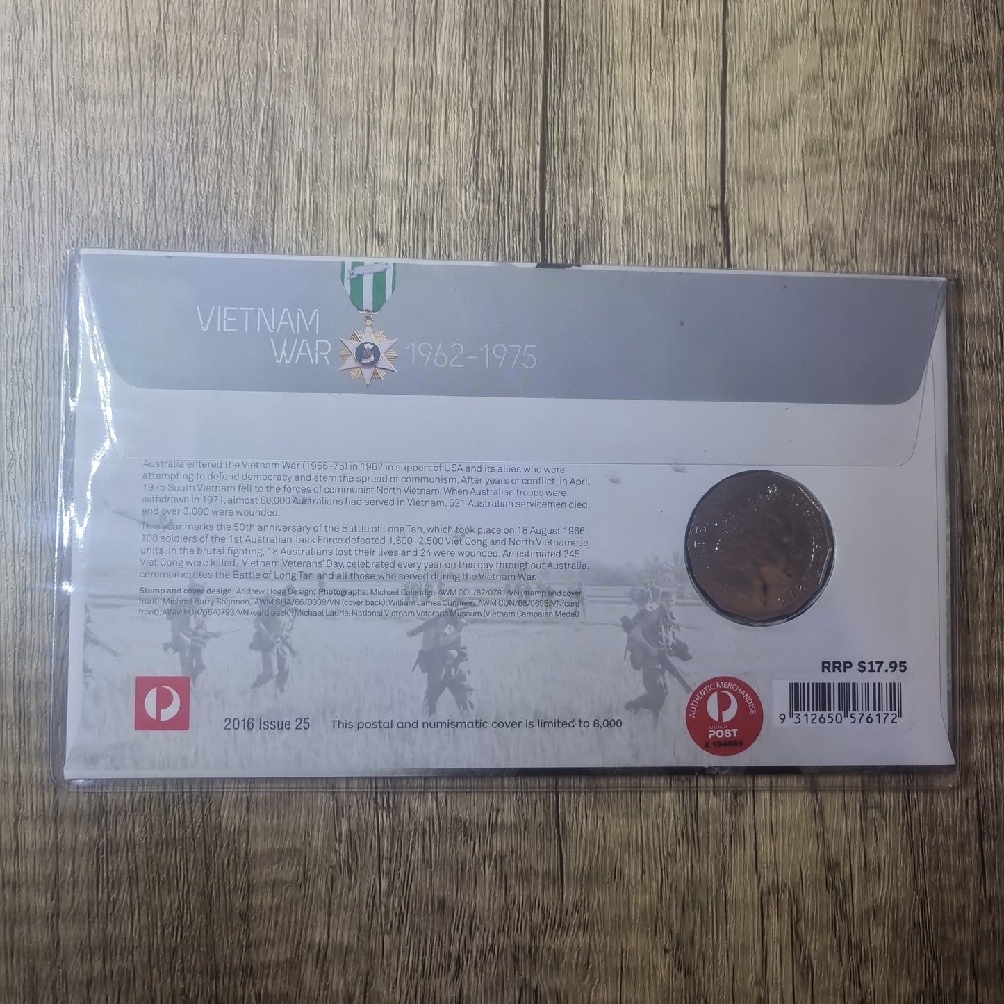 Vietnam War coloured 50c pnc ANDA 2016