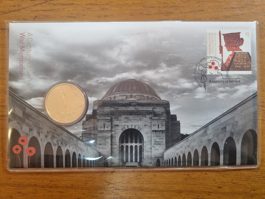 War Memorials, Centenary of Service $1 PNC 2018
