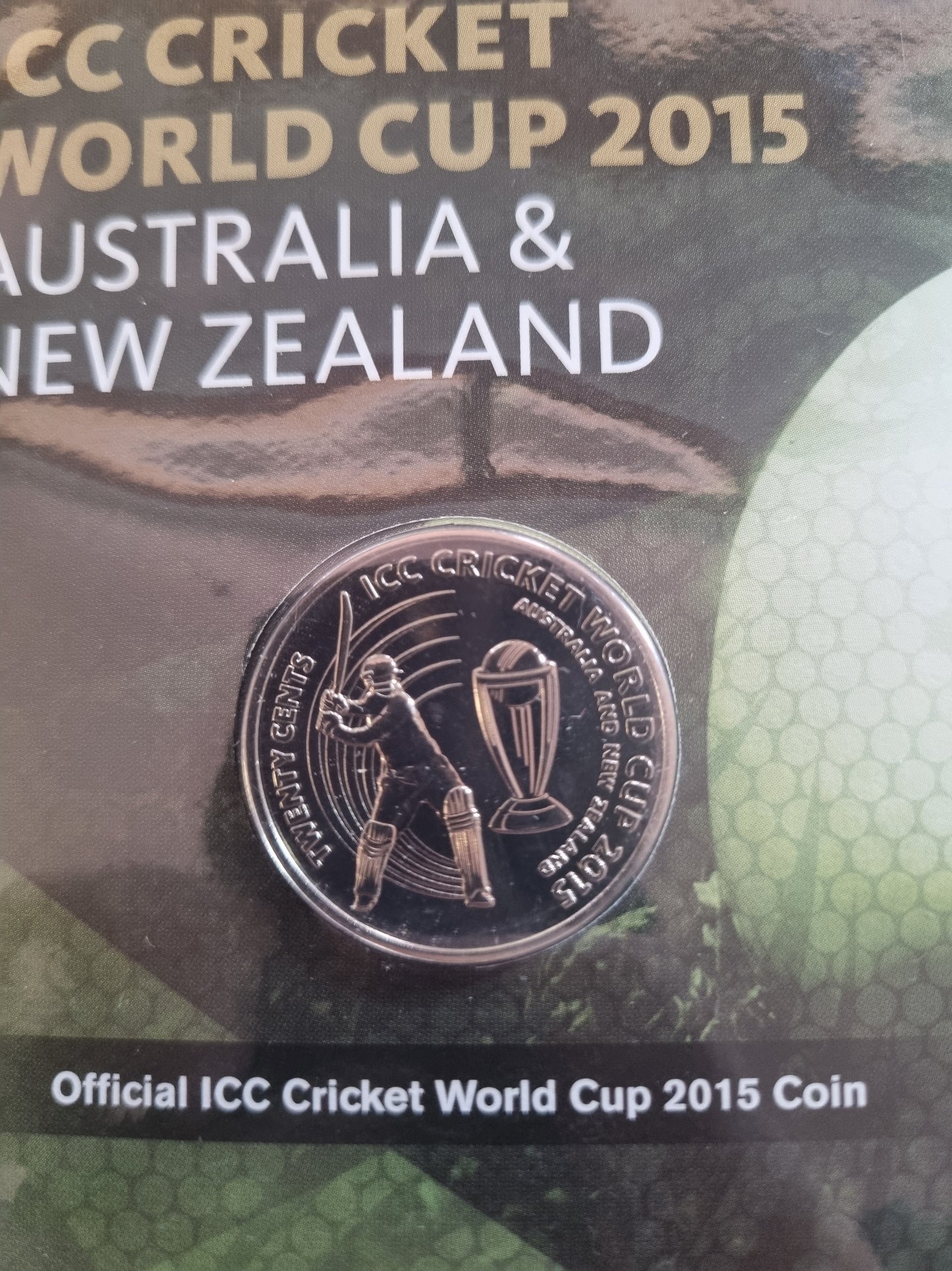 ICC 2015 Cricket World Cup 20c pnc
