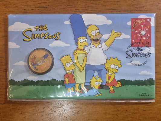 Simpsons coloured $1 pnc 2019