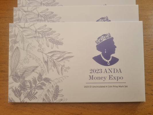 ANDA Sydney Mint Set 4 x $1 Privy Set 2023
