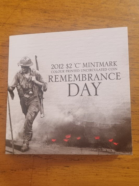 Remembrance Poppy C-mint $2 Trifold 2012