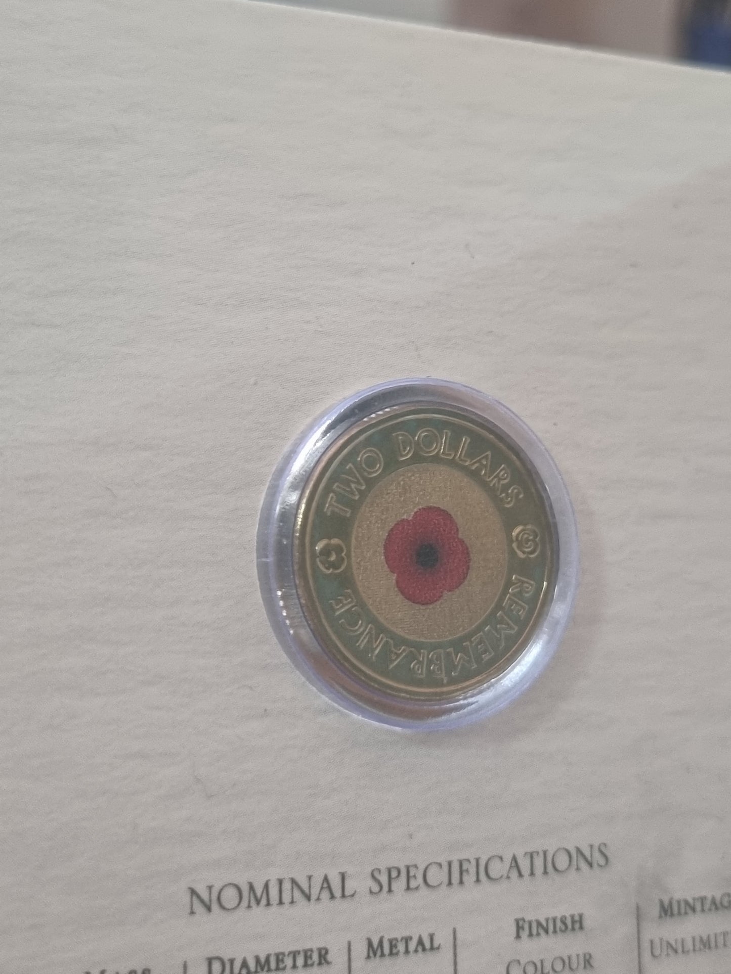 Remembrance Poppy C-mint $2 Trifold 2012