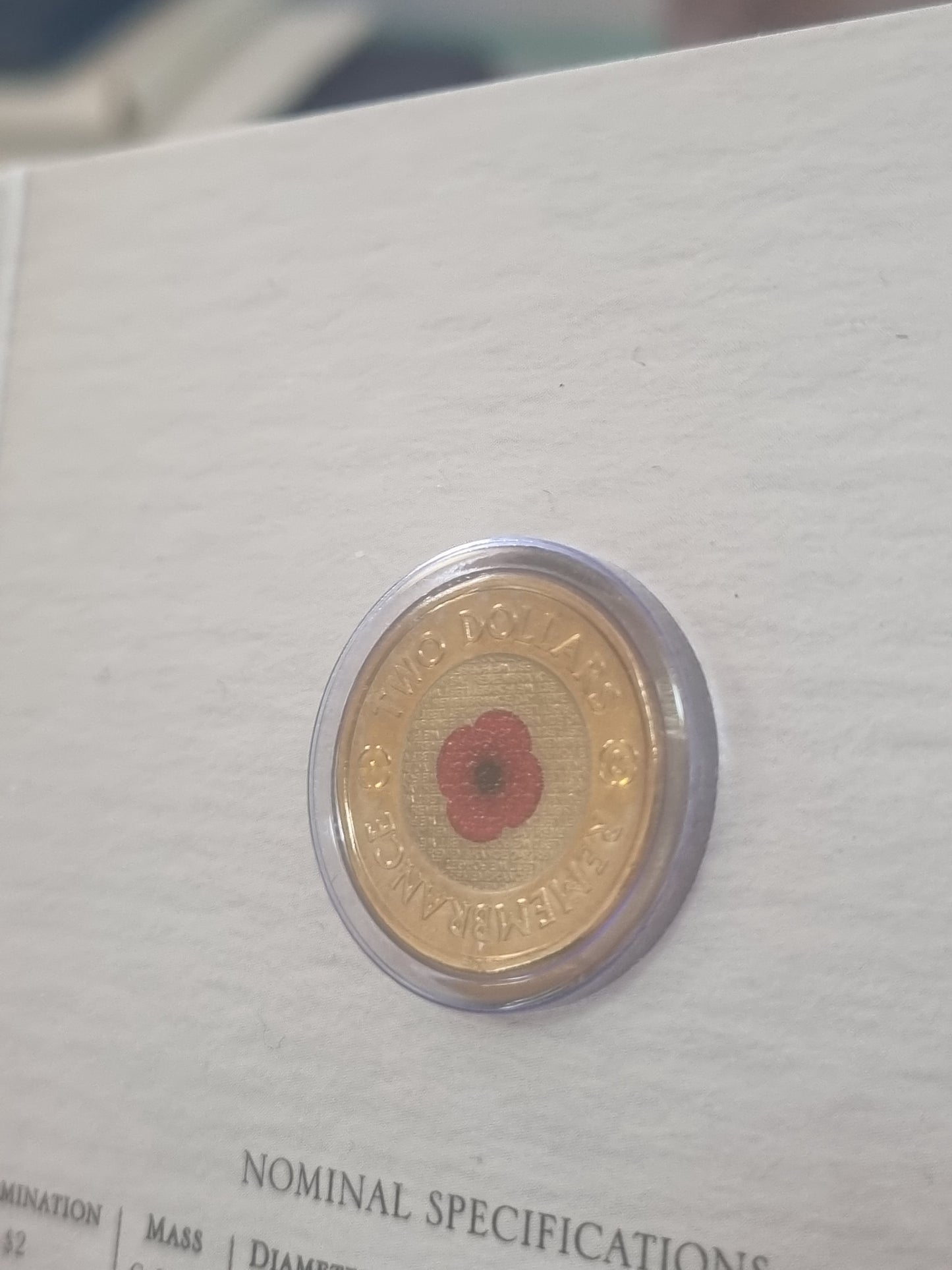 Remembrance Poppy C-mint $2 Trifold 2012