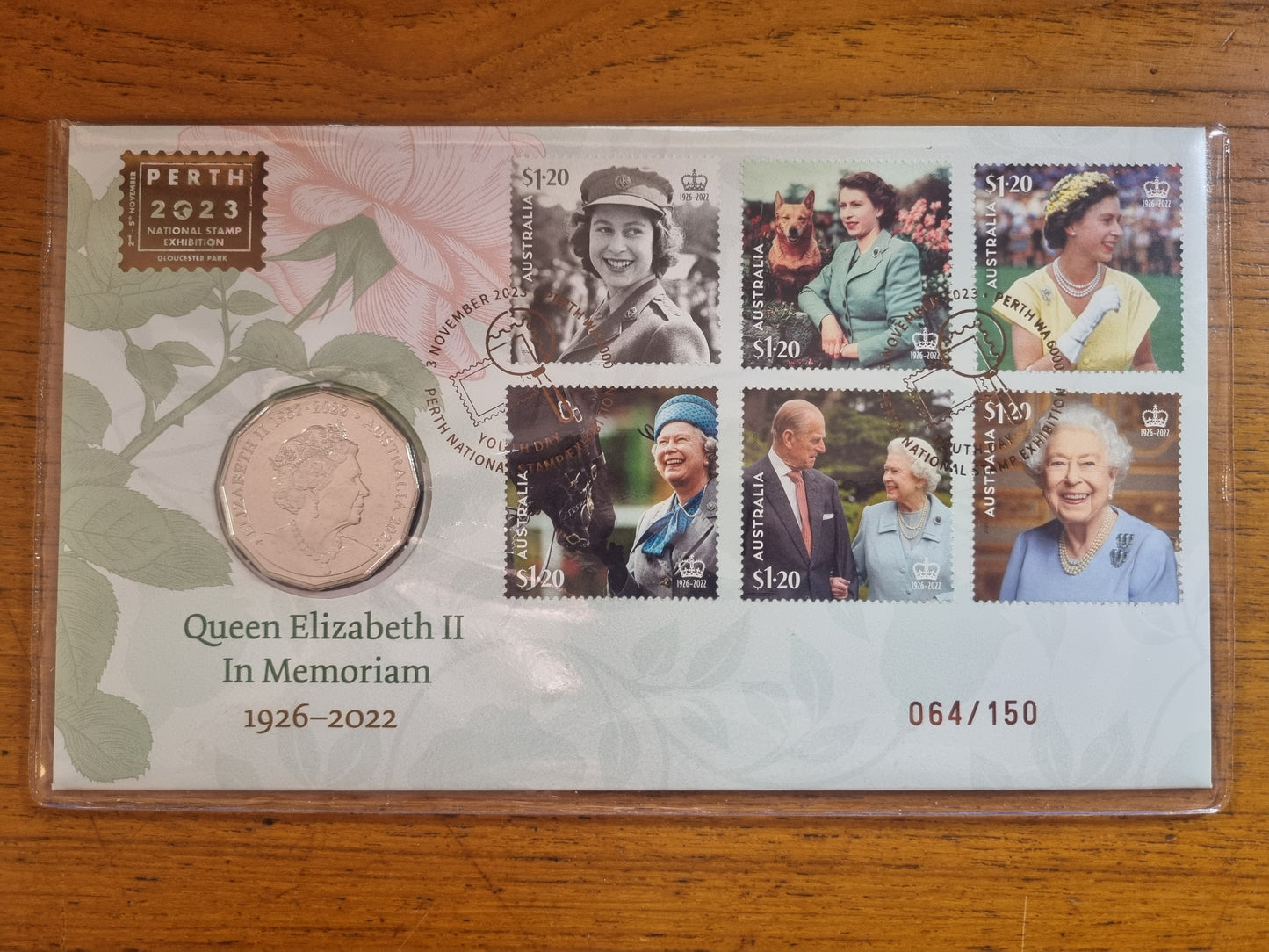 Perth International Stamp Expo 2023 PNC Set (5 auspost + 1 show pnc)