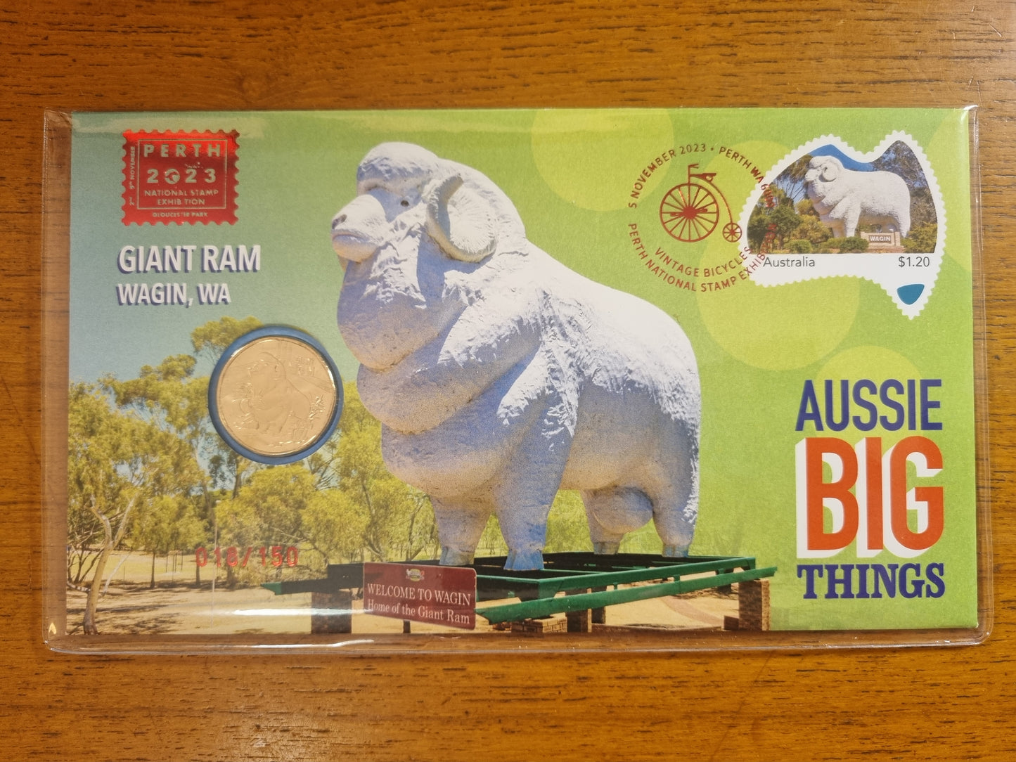 Perth International Stamp Expo 2023 PNC Set (5 auspost + 1 show pnc)
