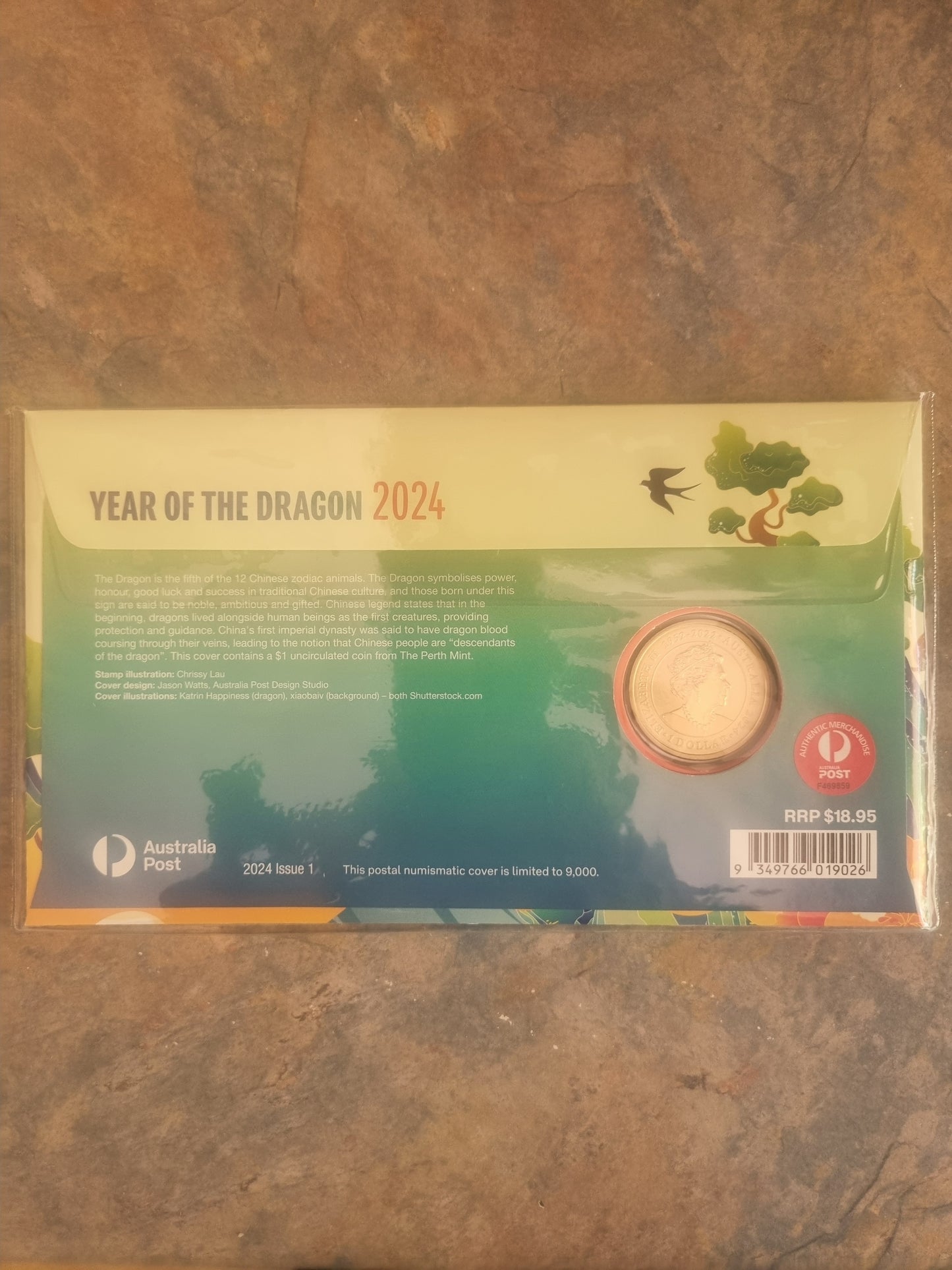 Lunar New Year Dragon $1 PNC 2024