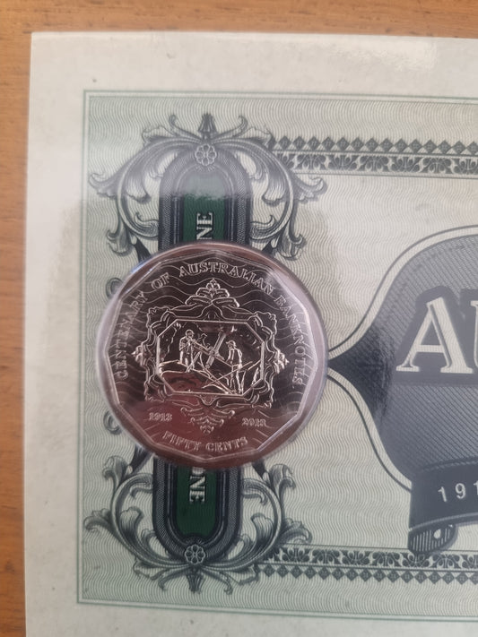Centenary of Banknotes coin set