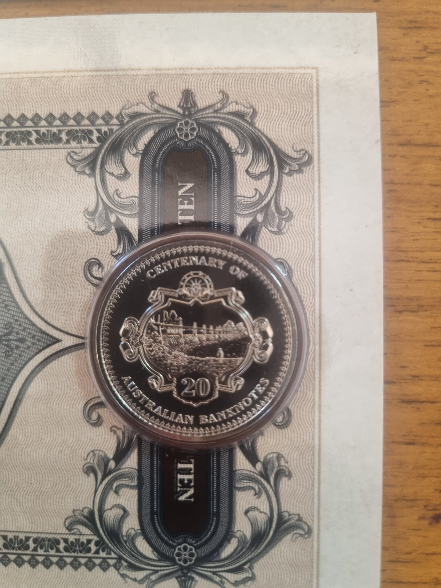 Centenary of Banknotes coin set