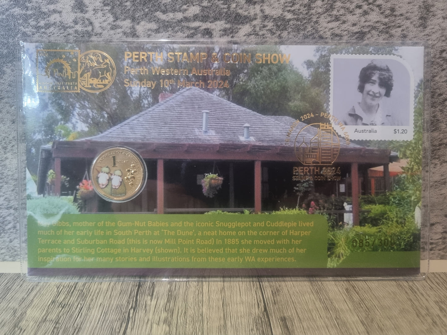 Perth Stamp and Coin Show PNC Set Ian Boulton Issue 2024