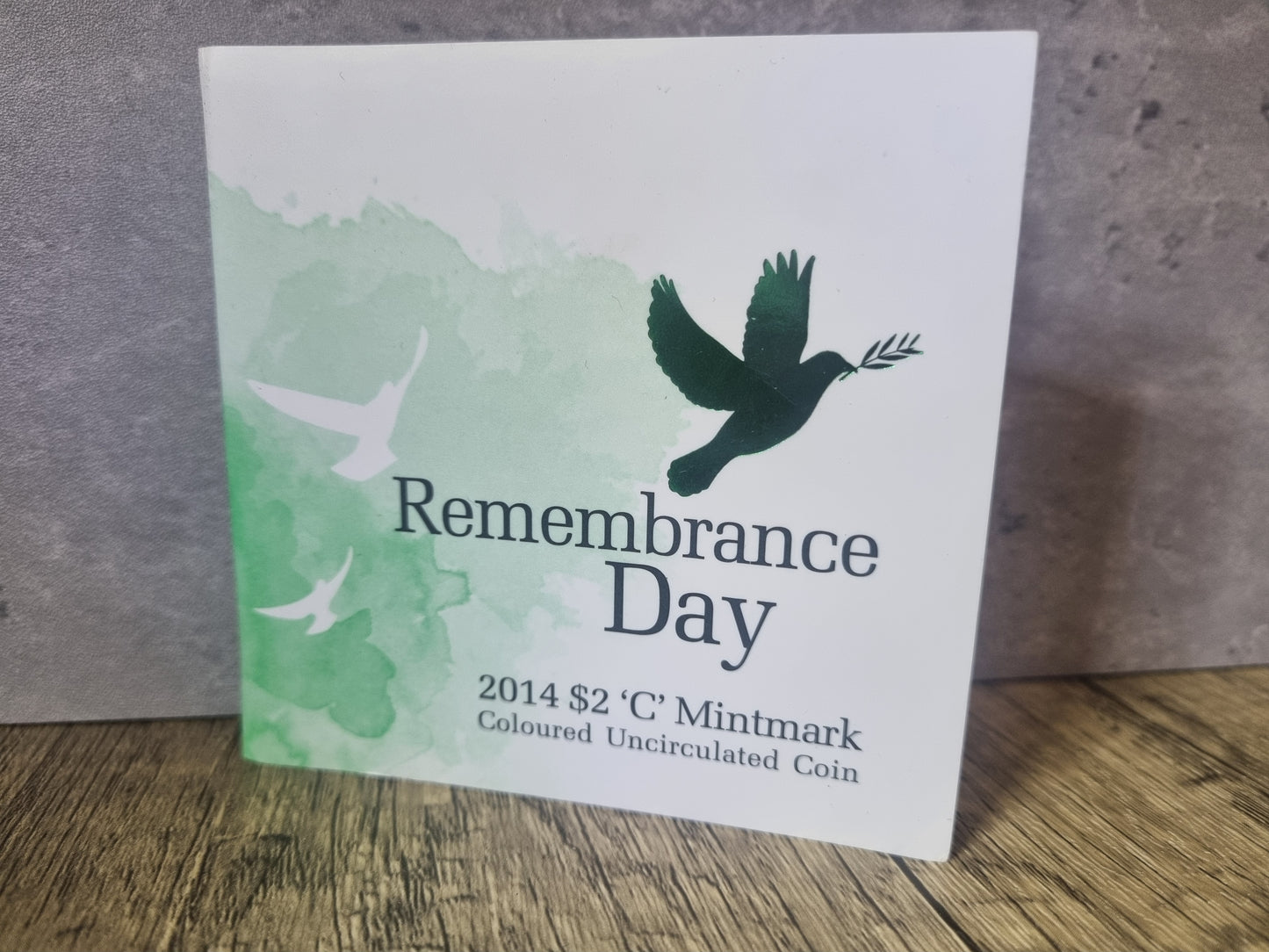 Green Dove Remembrance C-Mint Trifold $2 2014