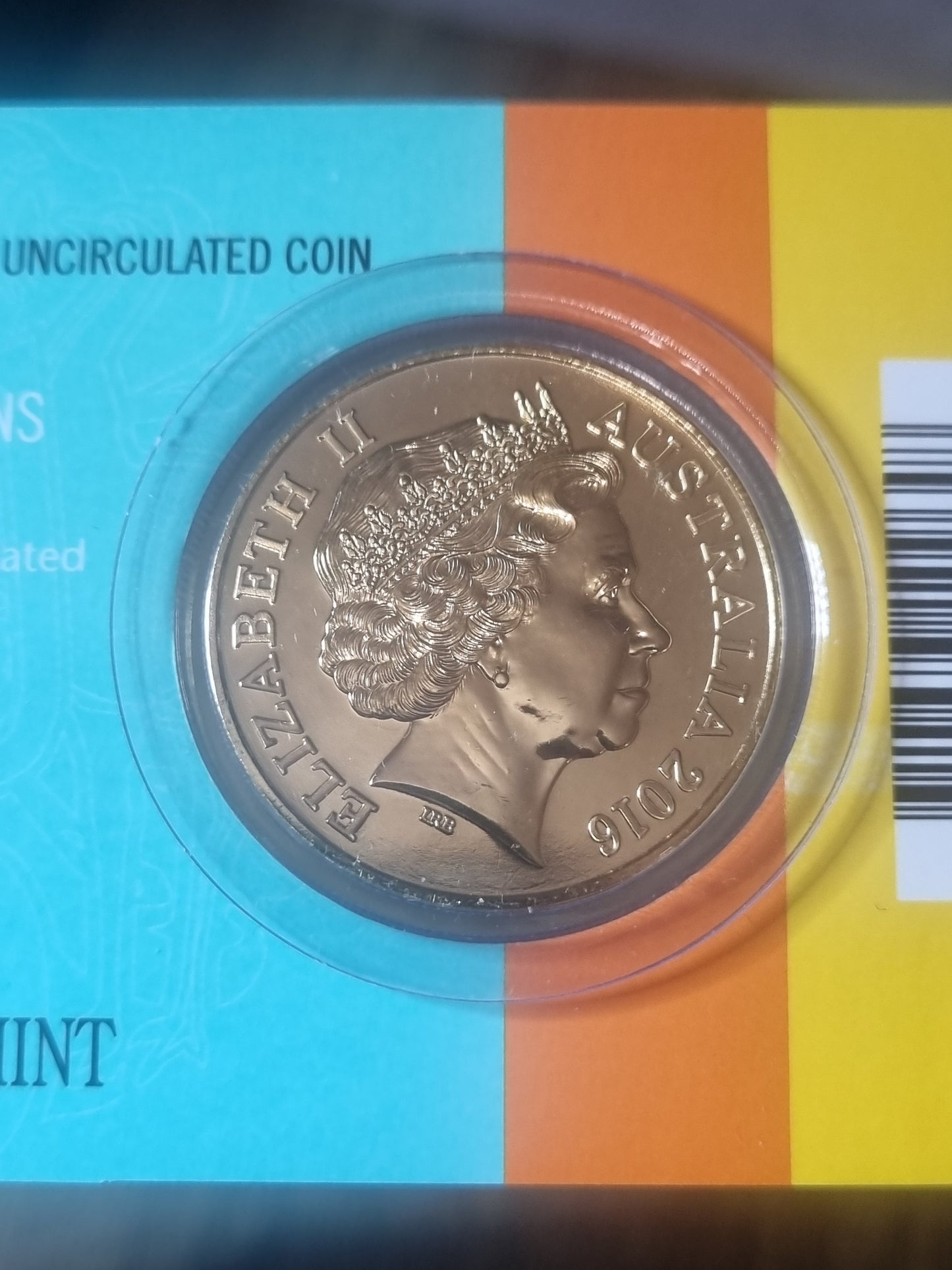 Changeover round 50c special edition 2016 gold plated