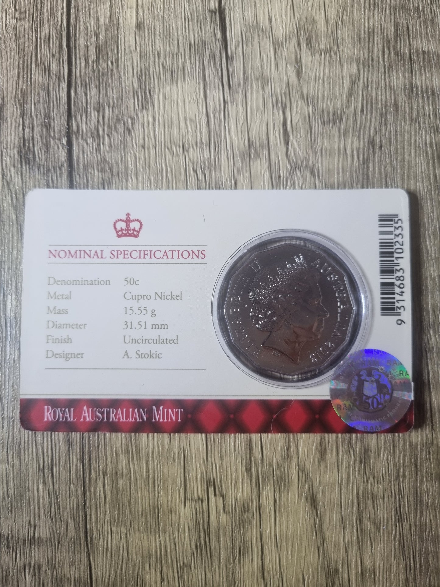 60th Anniversary Coronation 50c 2013