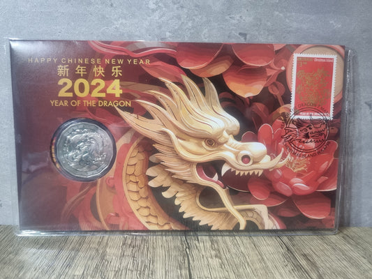 Chinese New Year 2024 Dragon 50c PNC