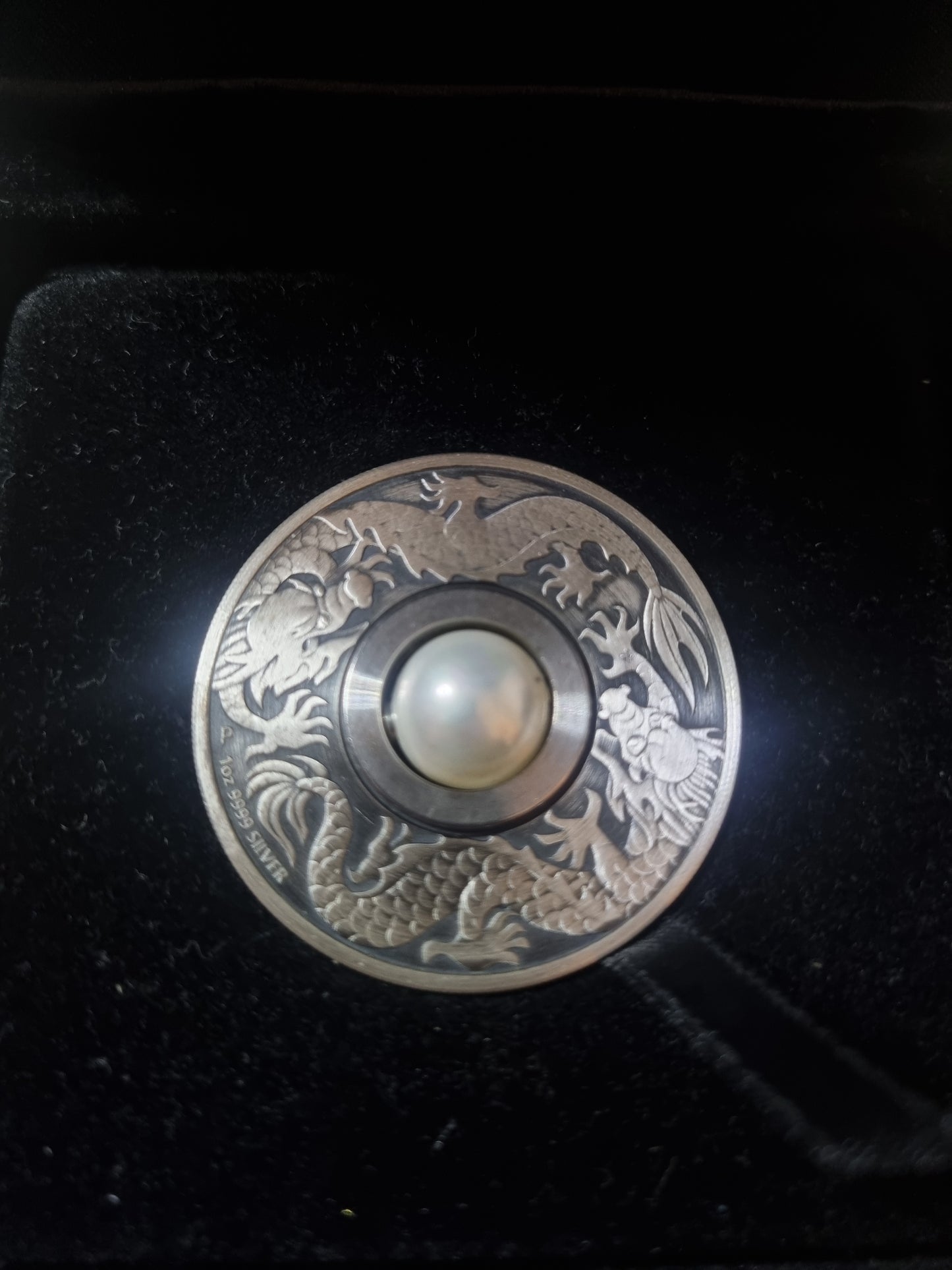 Dragon Pearl, Rotating Charm 1oz Tuvalu 2017