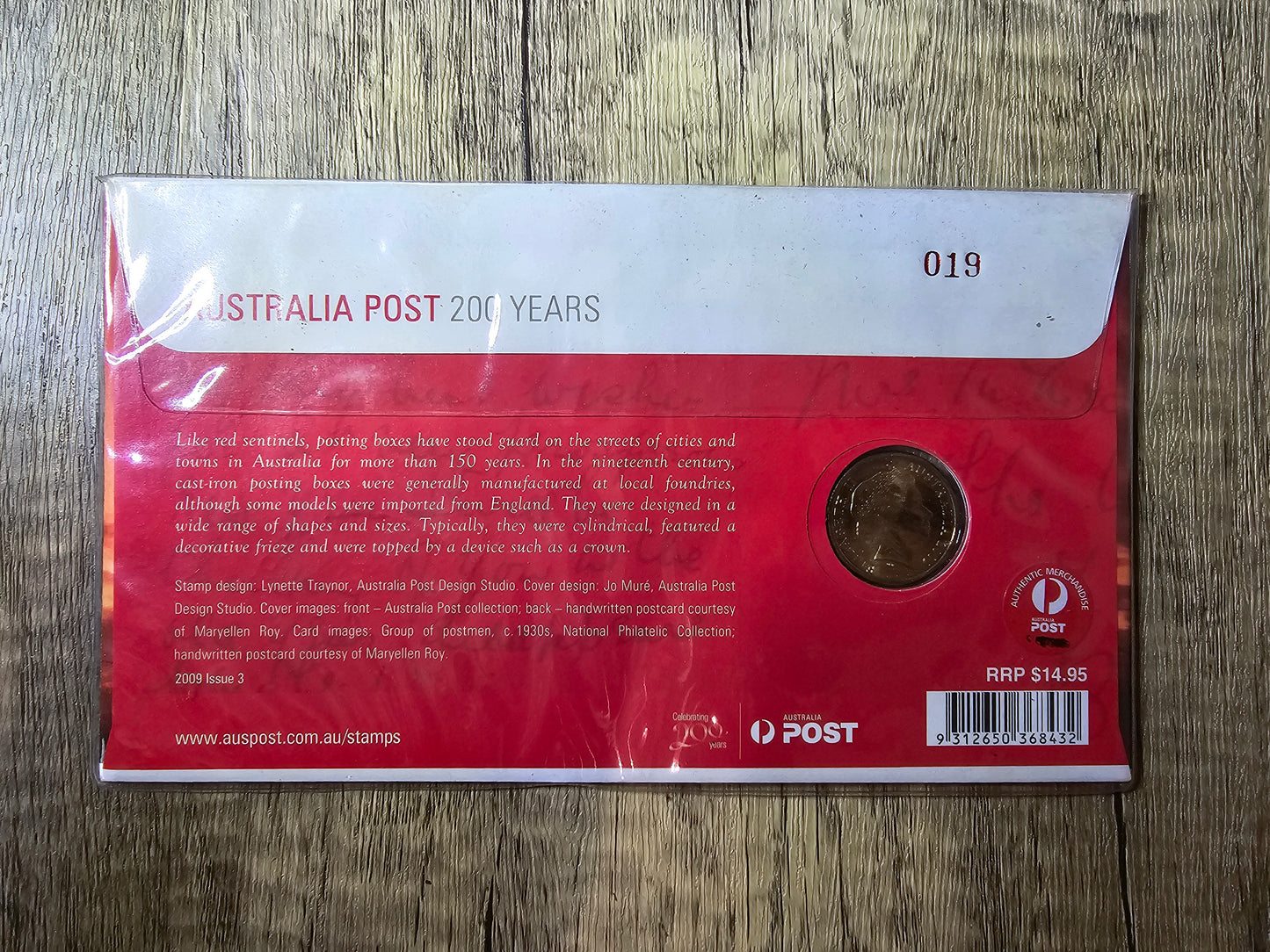 200years of AusPost PNC 2009 - Plymouth Stamp Show
