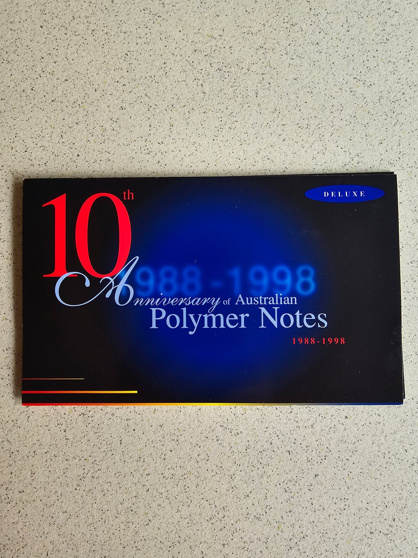 10th Anniversary of Polymer $10 NPA Deluxe Folder 1988-1998