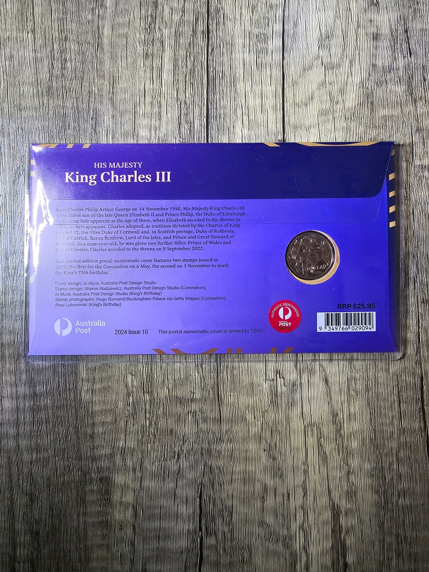 King Charles III $1 PNC