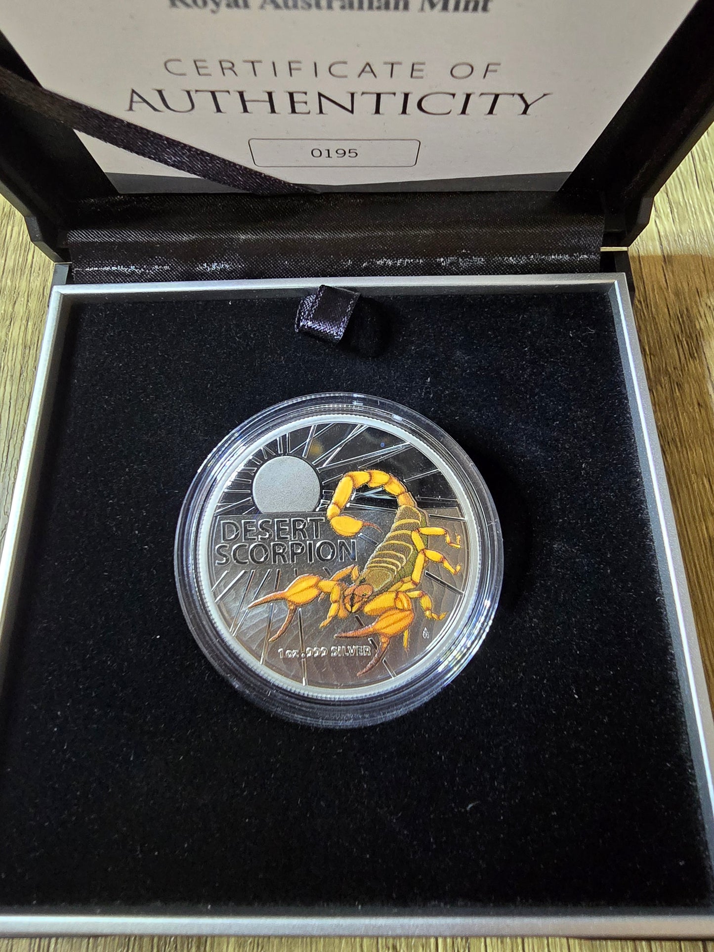Australian Desert Scorpian coloured 1oz 2023
