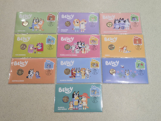 Bluey PNC Privy Mark $1 (Set of 10 PNCs) 2024