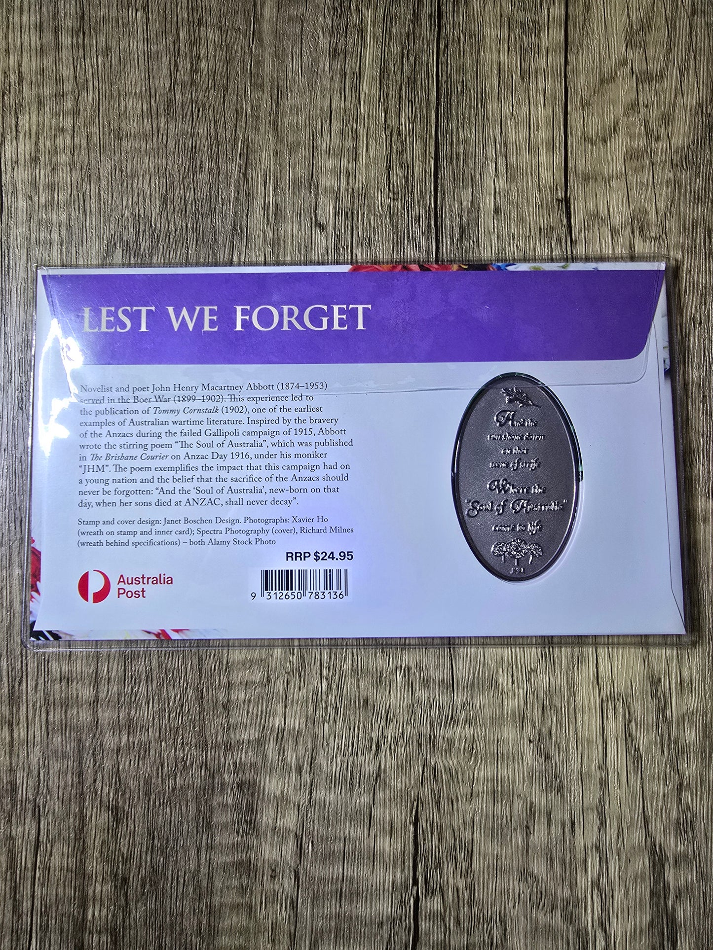 Lest We Forget ANZAC PMC 2021