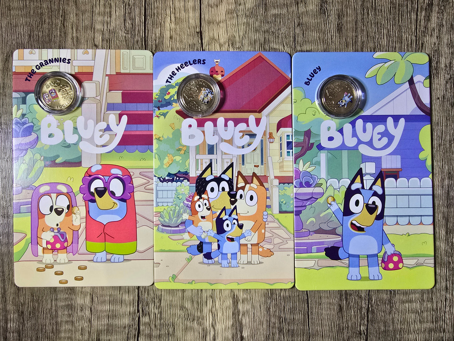 Bluey Dollarbucks 3-coin set