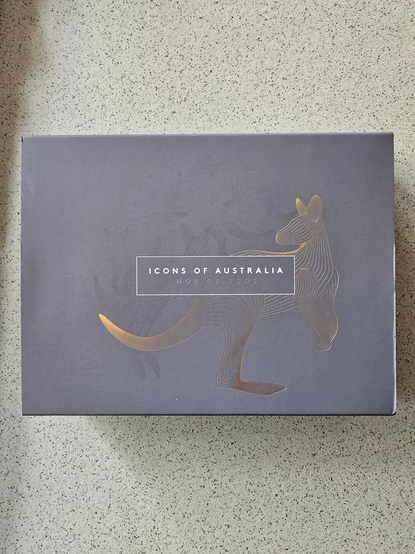 2020 5oz Gold Gilded Mob Of Roos