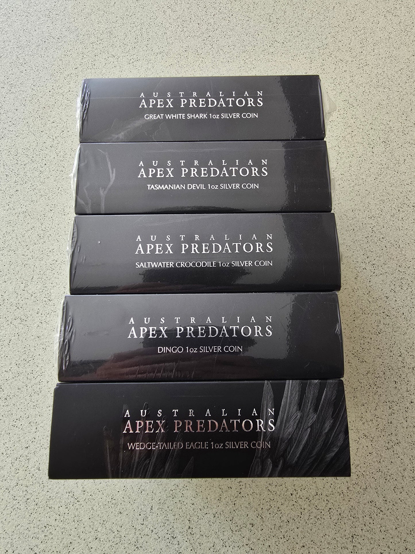 AGSE Apex Predators 1oz Series (set of 5)