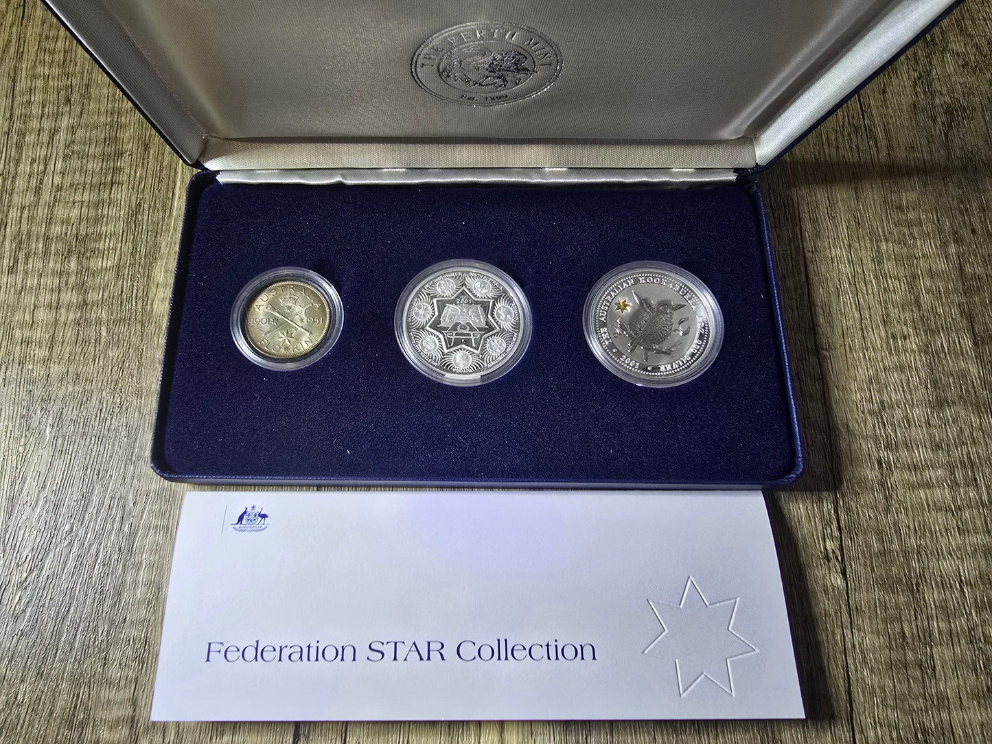 Federation Star 3-coin collection 2001