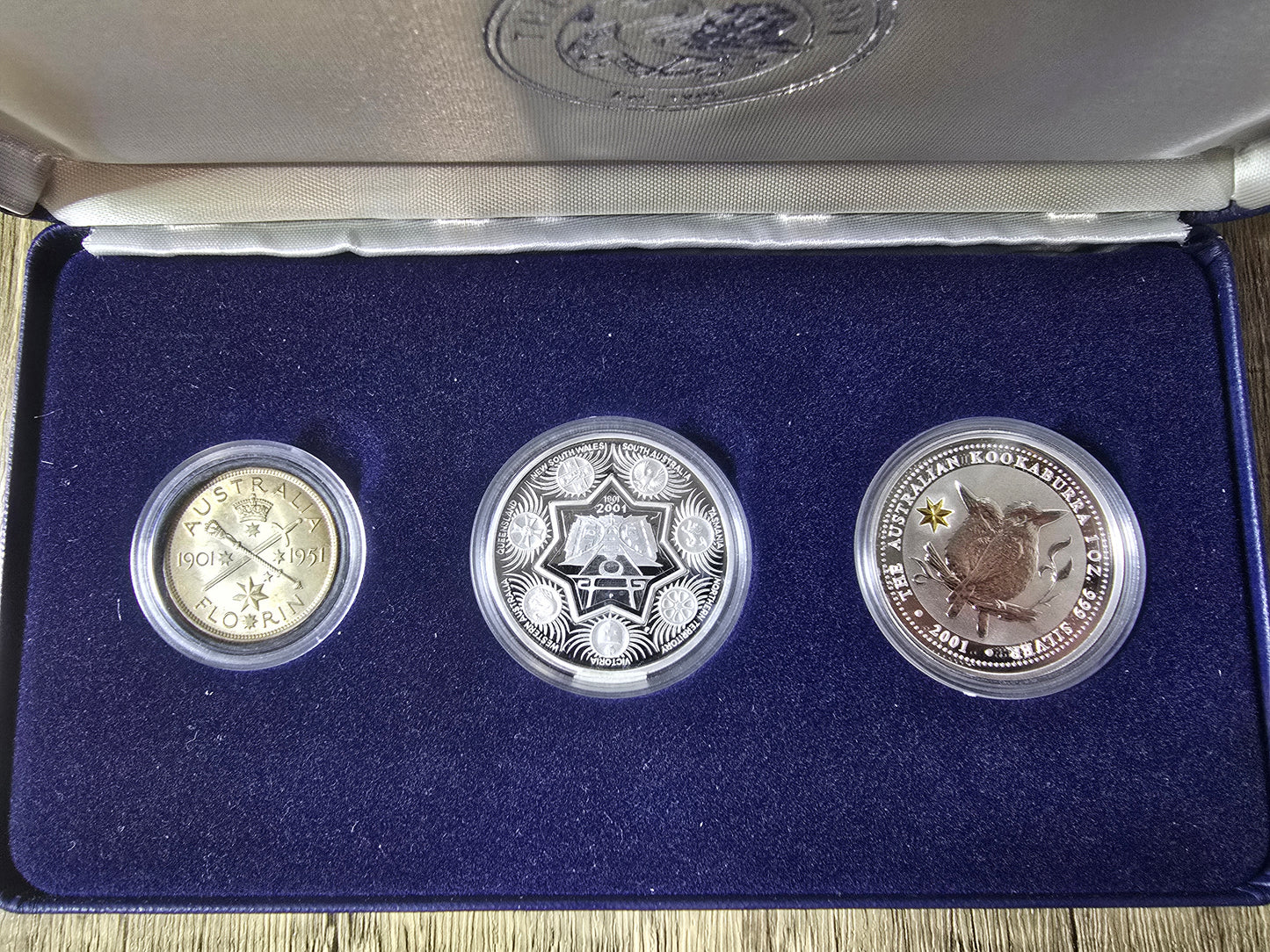 Federation Star 3-coin collection 2001