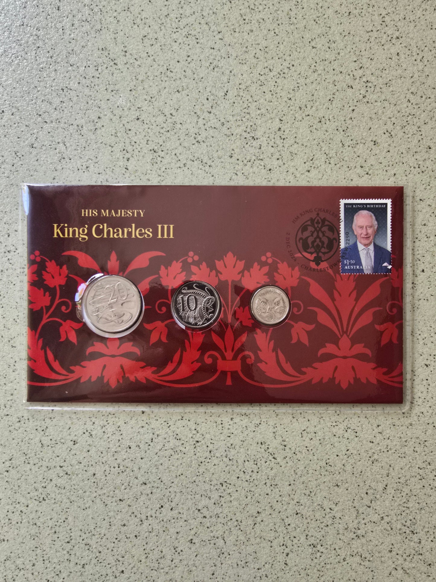 King Charles III 5c/10c/20c 2024 PNC