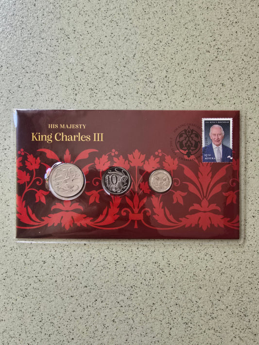 King Charles III 5c/10c/20c 2024 PNC