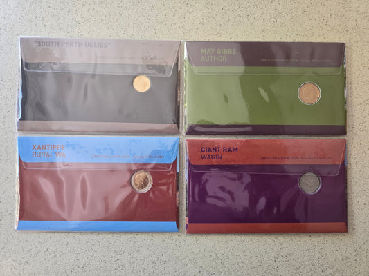 Perth Stamp & Coin Show PNC Set 2024