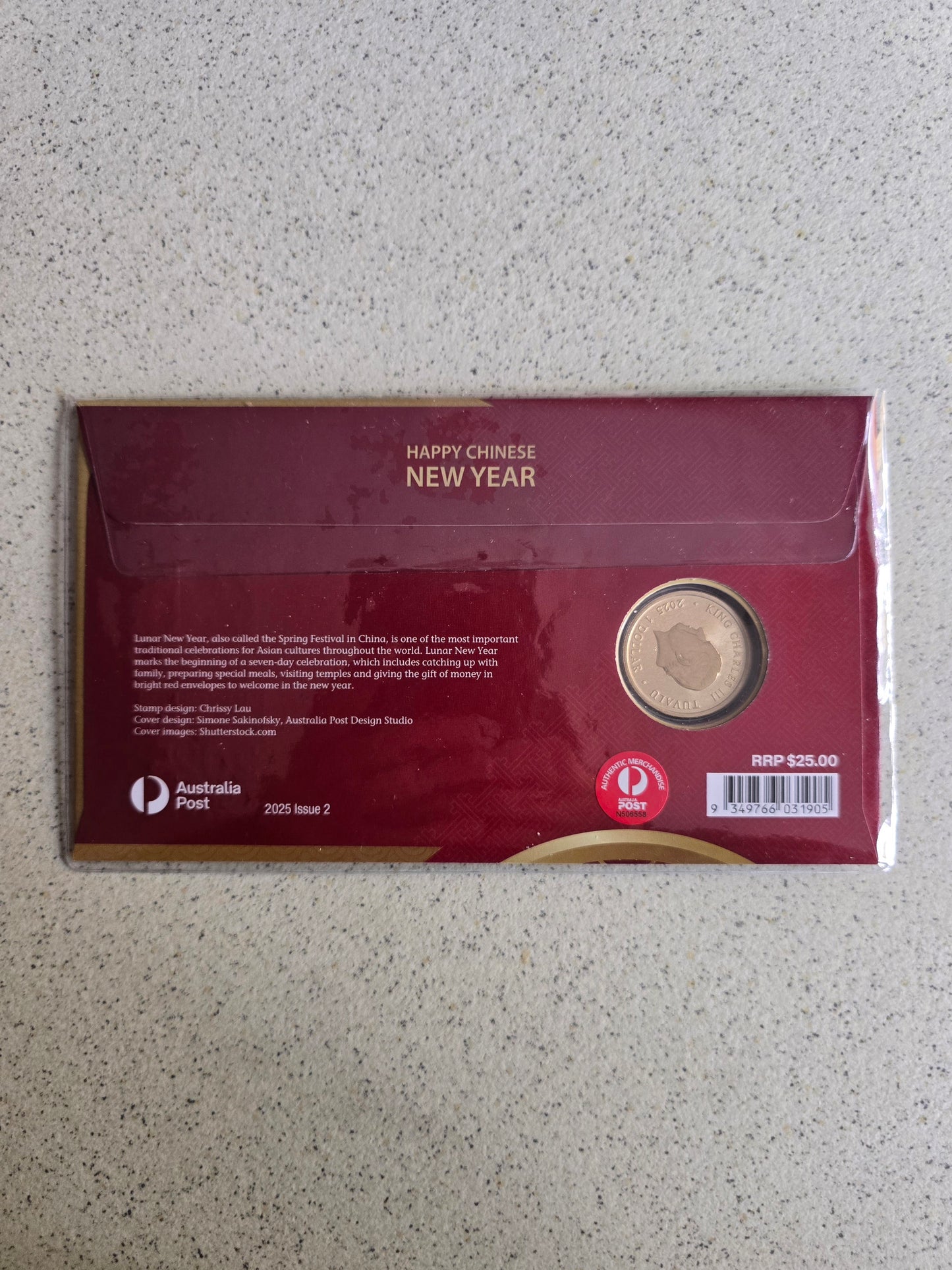 Chinese New Year Dragon $1 PNC 2025