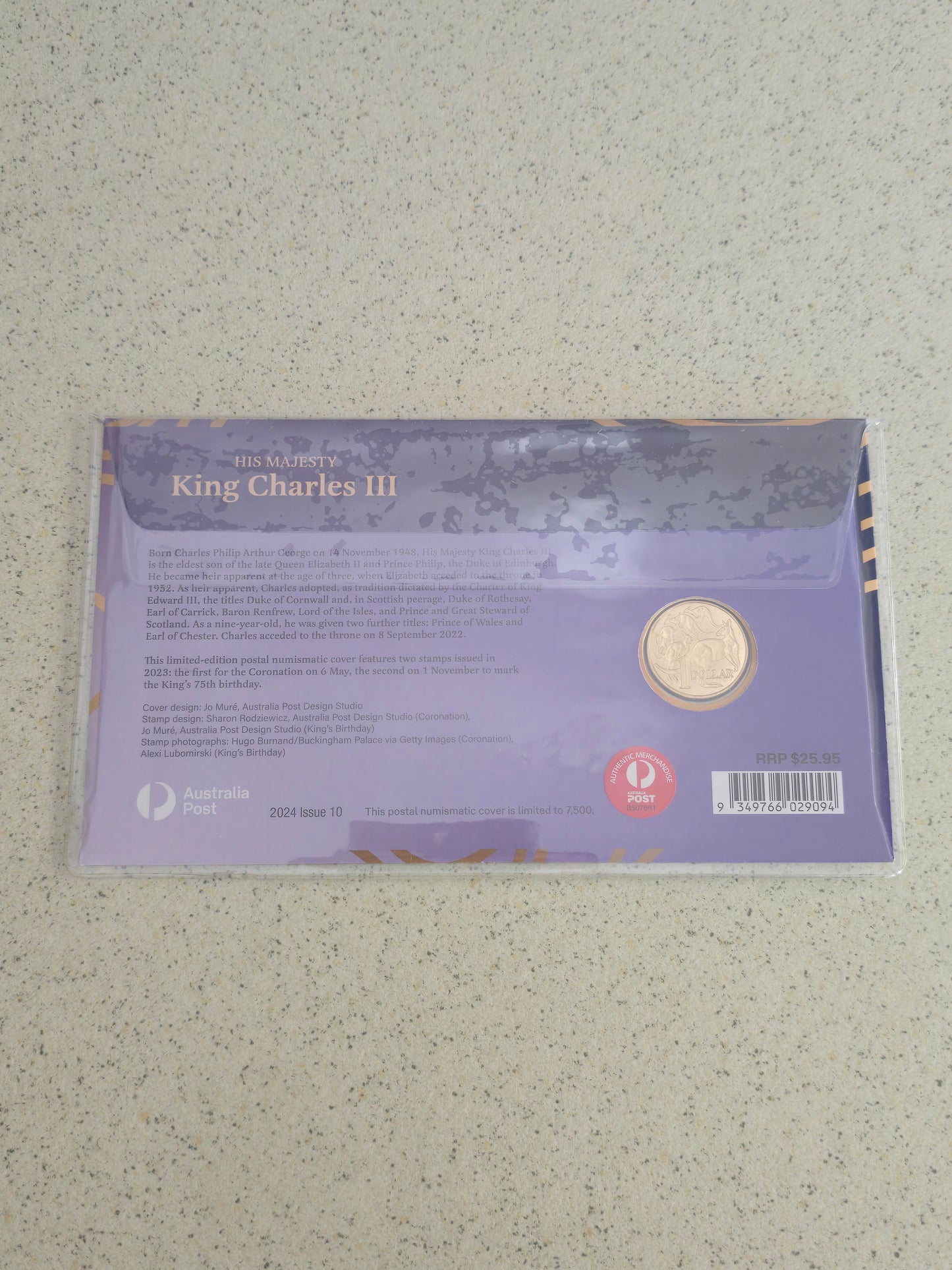 St George Philatelic 2024 KCIII PNC