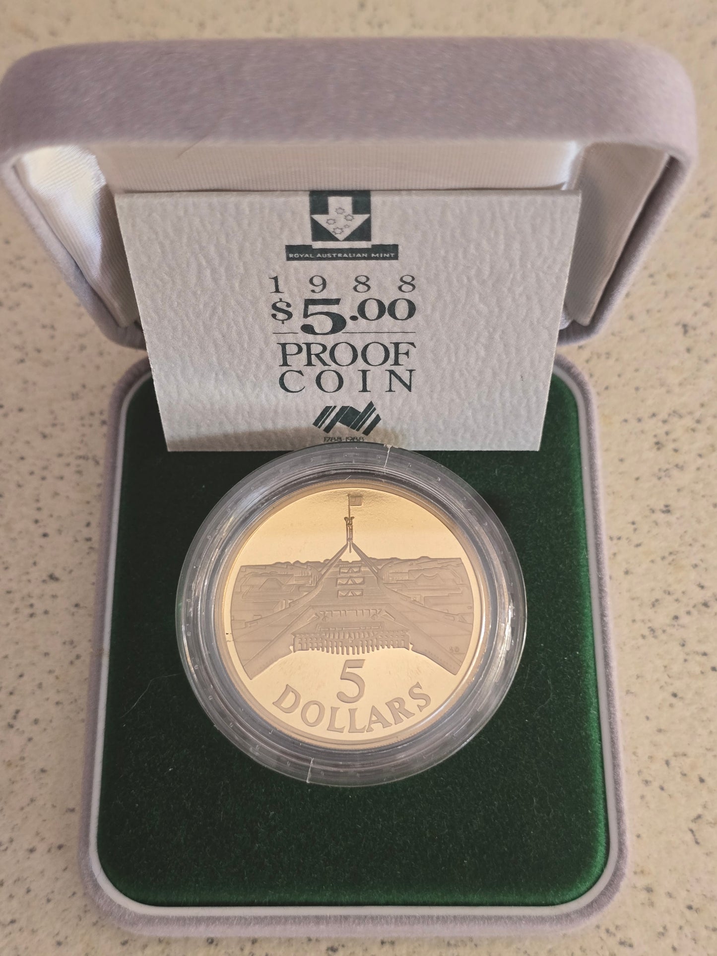 1988 $5 Proof AlBr