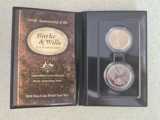 Burke and Wills Proof - 2 coin 2011